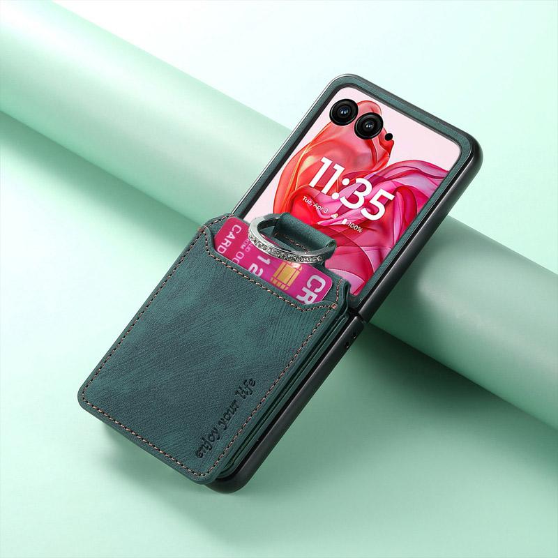 motorola razr 60 ultra ケース 180度折り畳み可能 スエード調レザー