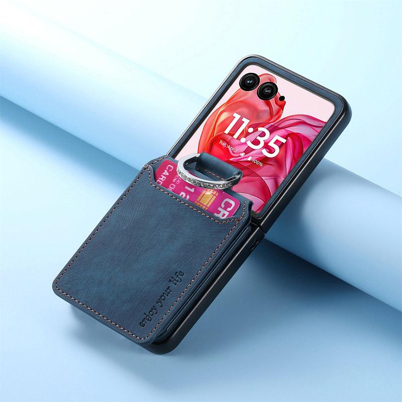 motorola razr 60 ultra ケース 180度折り畳み可能 スエード調レザー