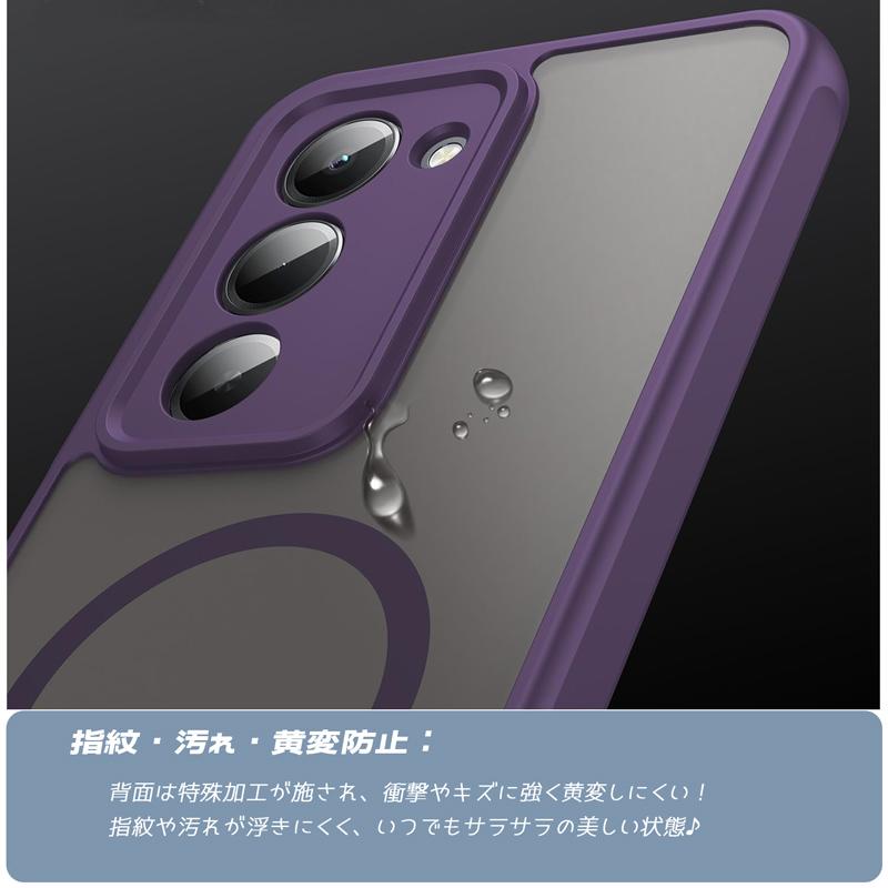 Redmi 15 5G ケース MagSafe対応 TPU+PC素材 PC背面 耐衝撃 TPU