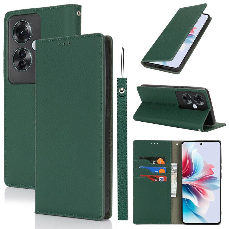 【美品】OPPO Reno11 A ダークグリーン ケース付き 美品】OPPO Reno11 A ダークグリーン クリアケース付き 外箱付き