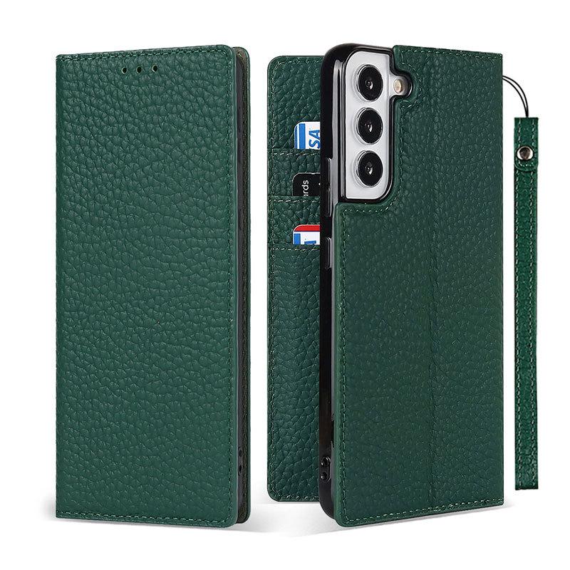 Galaxy S 本革 S22 ケース 手帳型 スマホケース ストラップ付き