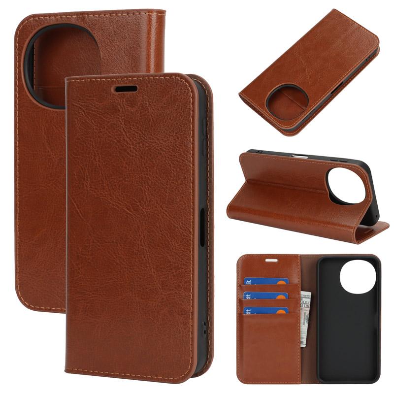 ☆レッド PUレザー 手帳型ケース ベルトなし マグネット AQUOS sense sense10 sense9 共用 ケース 手帳型 牛床革 高級感も耐久