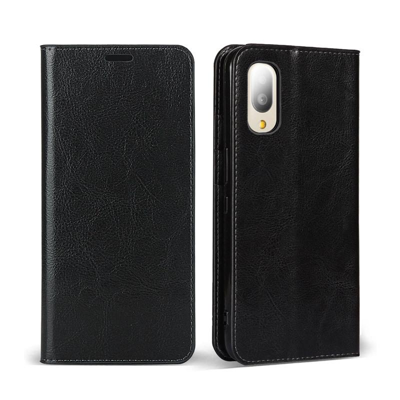 シンプルスマホ7/シンプルスマホ6/BASIO active2/BASIO active ケース 手帳型 カード収納 牛床革 高級感も耐久性も高い 爆買 | シンプルスマホ | 11