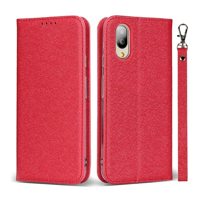 シンプルスマホ7/シンプルスマホ6/BASIO active2/BASIO active ケース 手帳型 カード収納 ストラップ付き シャイニー素材 爆買 | シンプルスマホ | 16