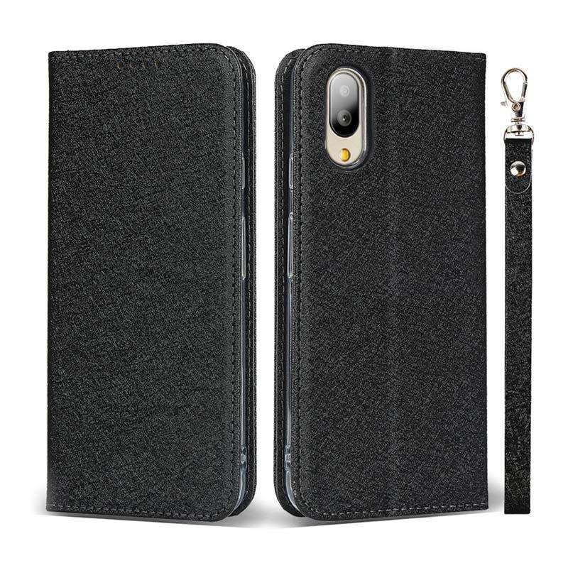 シンプルスマホ7/シンプルスマホ6/BASIO active2/BASIO active ケース 手帳型 カード収納 ストラップ付き シャイニー素材 爆買 | シンプルスマホ | 17