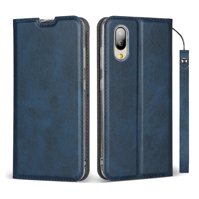 シンプルスマホ7/シンプルスマホ6/BASIO active2/BASIO active ケース 手帳型 カード収納 スタンド機能 ストラップ付き 爆買 | シンプルスマホ | 08