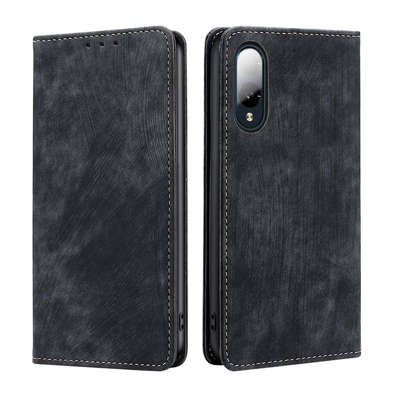 arrows We2 ケース 手帳型 ベルト無し マグネット内蔵 スエード調素材 ストラップ穴 カード収納 スタンド機能付き 爆買 | arrows We | 19