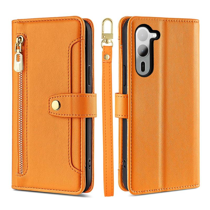 arrows We2 Plus ケース 【 ストラップ 長+短 2本】肩掛け 両手自由 財布一体 ファスナー式小銭入れ カード収納6ヶ所 爆買 | arrows We | 18