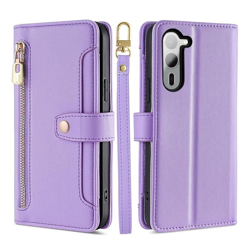 arrows We2 Plus ケース 【 ストラップ 長+短 2本】肩掛け 両手自由 財布一体 ファスナー式小銭入れ カード収納6ヶ所 爆買 | arrows We | 19