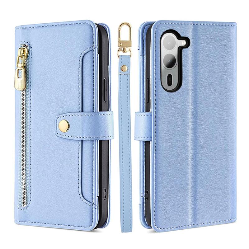 arrows We2 Plus ケース 【 ストラップ 長+短 2本】肩掛け 両手自由 財布一体 ファスナー式小銭入れ カード収納6ヶ所 爆買 | arrows We | 20