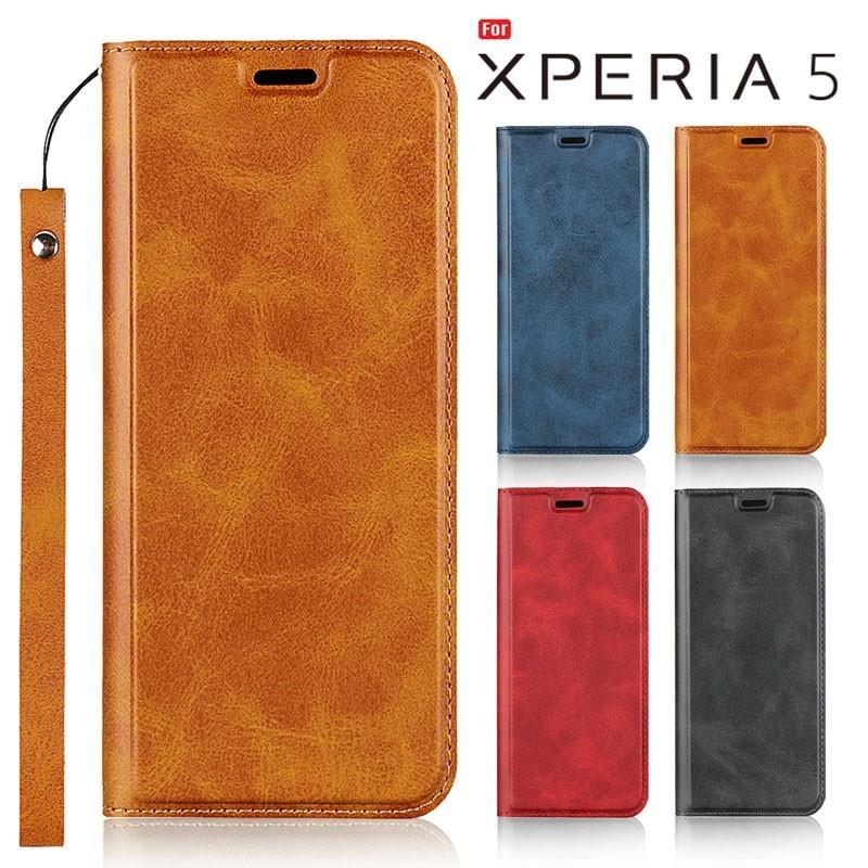 Xperia 5 ケース 手帳型 SOV41 SO01M