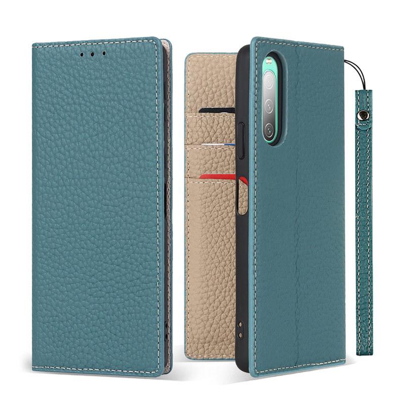 本革 Xperia 5 IV ケース 手帳型 Xperia 5 IV スマホケース ストラップ付き ベルトレス カード収納 爆買 | Xperia | 16