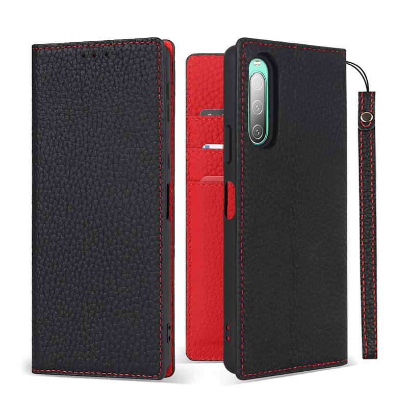 本革 Xperia 5 IV ケース 手帳型 Xperia 5 IV スマホケース ストラップ付き ベルトレス カード収納 爆買 | Xperia | 17
