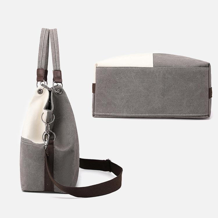 レディース トートバッグ 2way ショルダーバッグ キャンバス 切り替え 大容量 A4 母の日 通勤バッグ 鞄