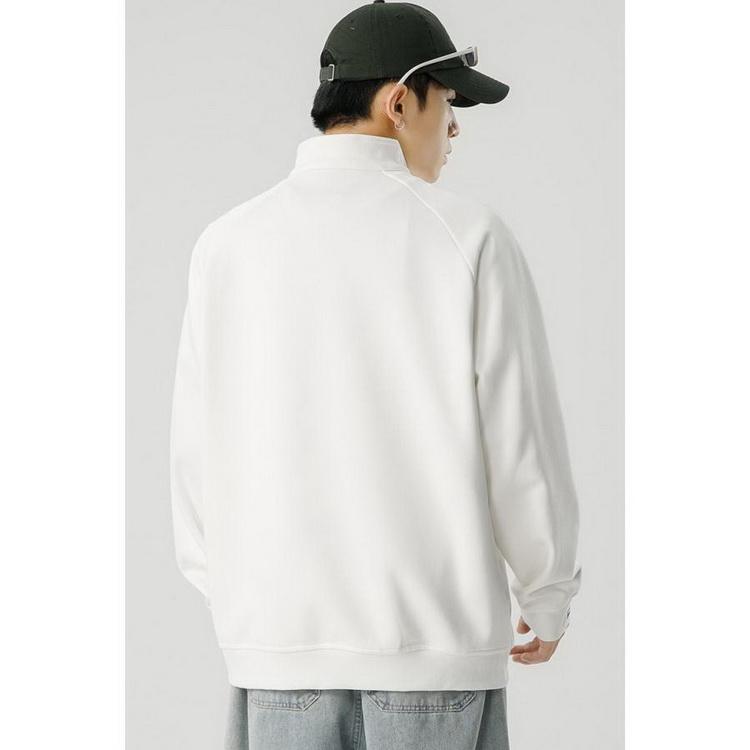 スウェット ハーフジップ モックネック プルオーバー メンズ トレーナー ハーフジップ モックネック 秋服 秋 秋物