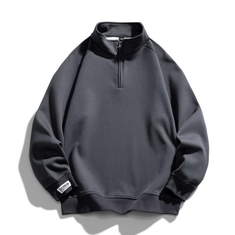 メンズ トレーナー ハーフジップ モックネック 春服 春 春物 メンズ トレーナー ハーフジップ モックネック 春服 春 春物