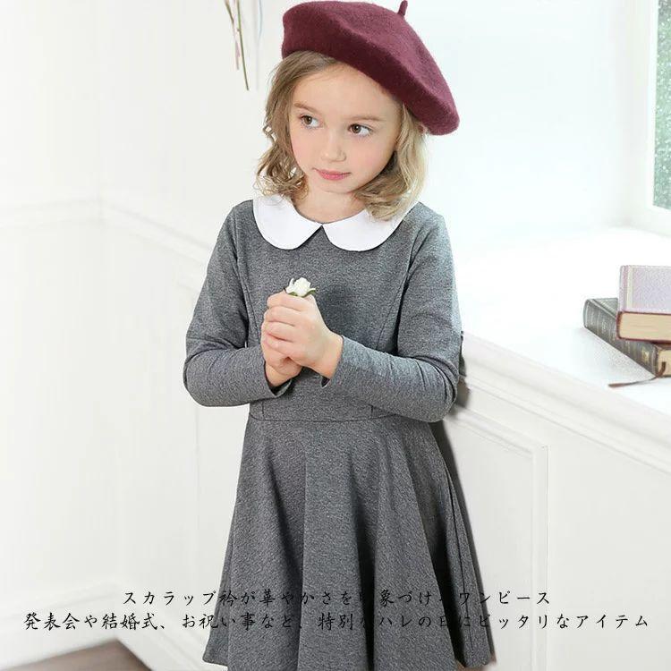 子供服 女の子 ワンピース お受験 ワンピース キッズ 長袖 女の子 音楽会 秋 フォーマル 子供 可愛い ベビー ピアノ発表会 子供 丸襟ワンピース 100cm 110cm 12 Jn1s1cwzcp 風鈴 ウィンドウチャイム Www Sprintmart Com