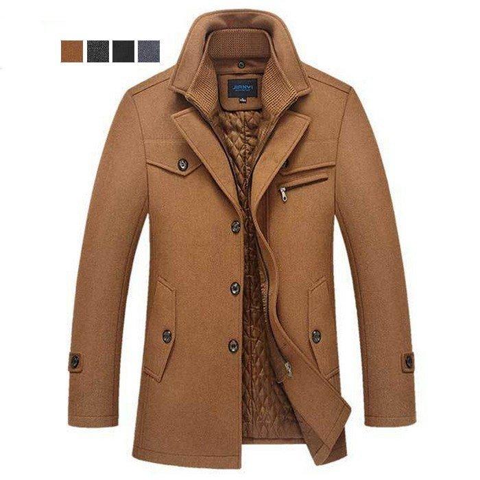 大きな取引 ウール 無地 アウター コート チェスターフィールド ウールコートメンズ ロング メンズ チェスターコート ウールコートメンズ ロング メンズ チェスターコート メルトン メンズファッション 大きいサイズ コート アウター