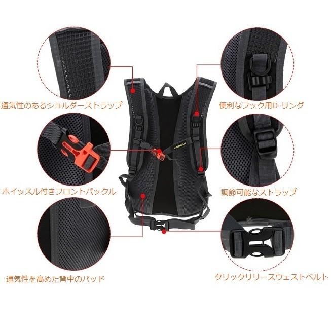 リフレクター付き　15リットル バックパック　5カラー リュック　 |  | 03