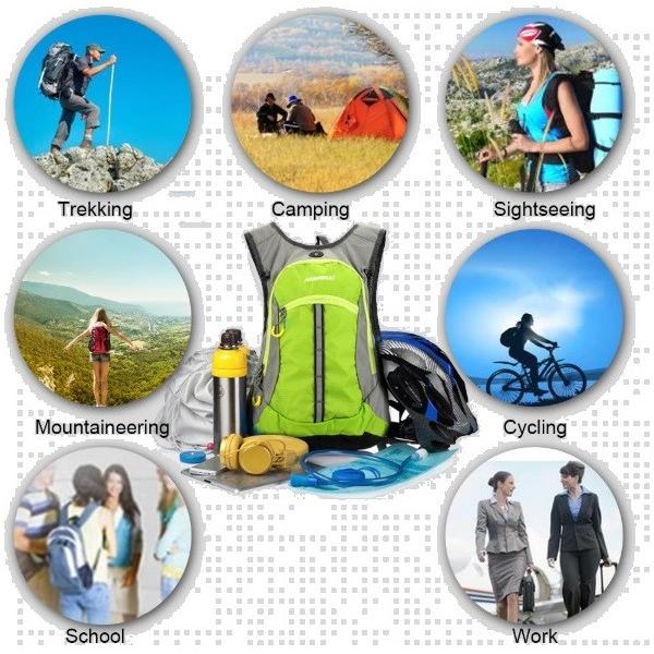 リフレクター付き　15リットル バックパック　5カラー リュック　 |  | 06