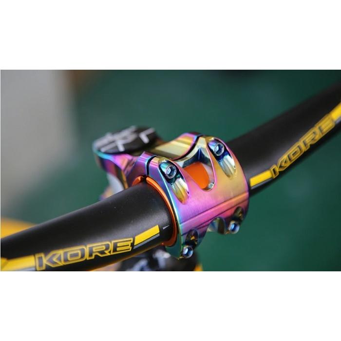 ショートステム 50mm MTB用 アルミ製 オイルスリック仕上げ 0