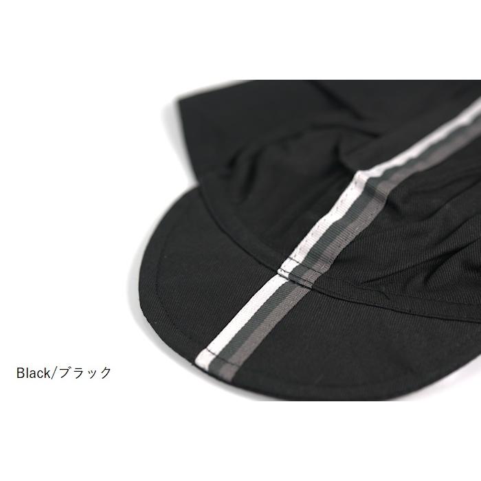 サイクルキャップ Chapeau!（シャポー!）スリーストライプ コットン