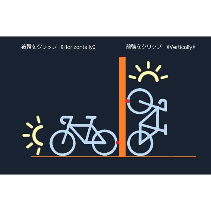 壁が自転車ラックに『アジャスタブル・バイクウォールクリップ』ロードバイクからMTBまで広く対応 |  | 01