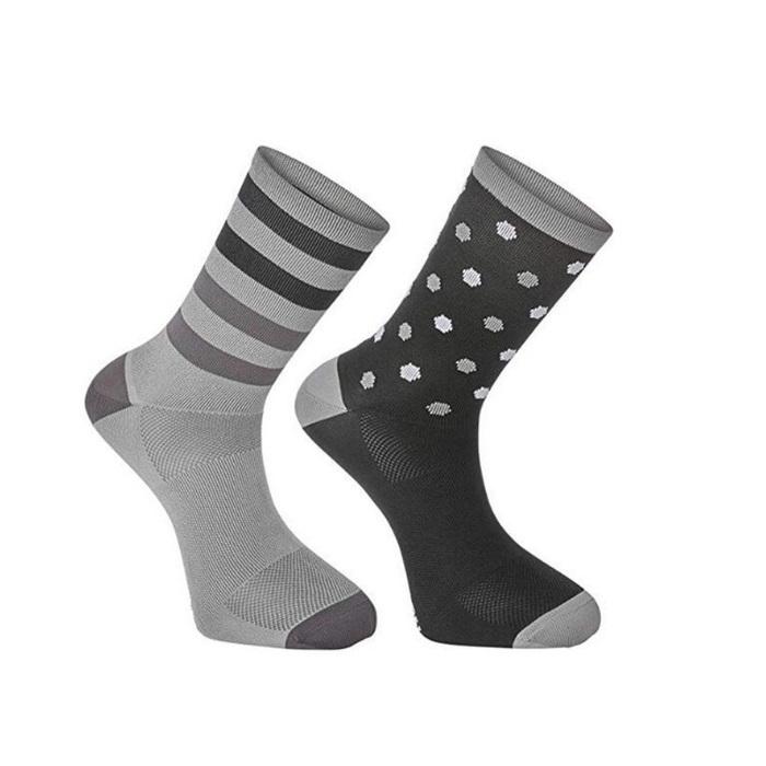 サイクルソックス Dot＆Stripe Monotone Socks ドットアンドストライプ モノトーンソックス おしゃれ 夏 ロードバイク |  | 06