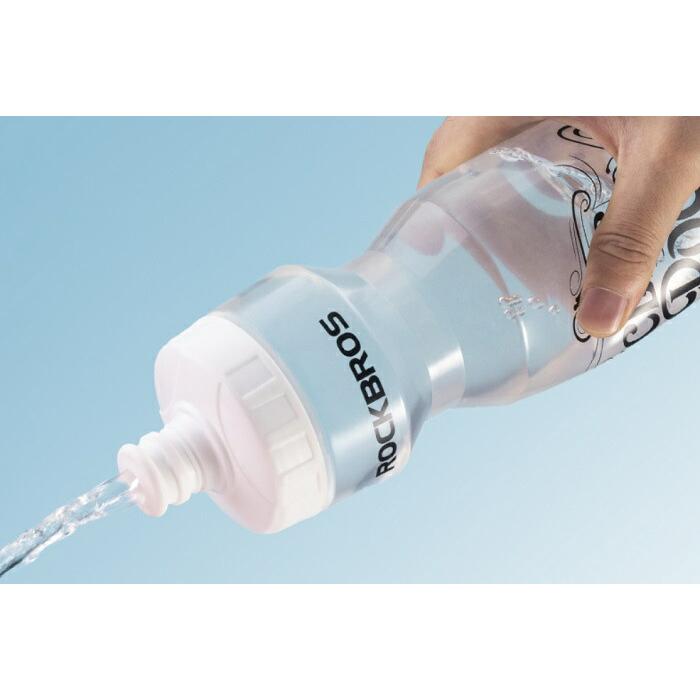 サイクルボトル RockBros（ロックブロス）キャップ付きクリアボトル 750ml 大容量 |  | 05