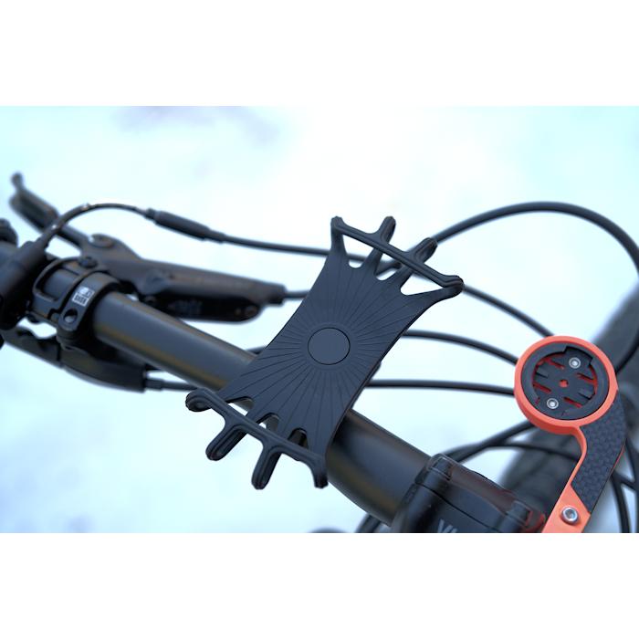 無印シンプル 360°シリコンスマホホルダー 自転車 オートバイ カート 