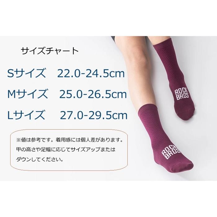 サイクルソックス RockBros 「ロード・トゥ・スカイ ソックス」 ロードバイク サイクリングソックス |  | 11