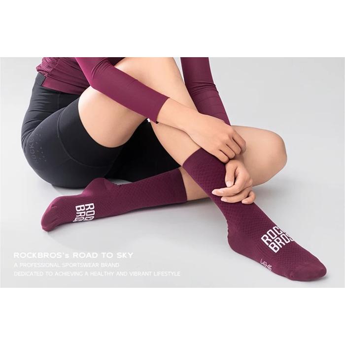 サイクルソックス RockBros 「ロード・トゥ・スカイ ソックス」 ロードバイク サイクリングソックス |  | 08