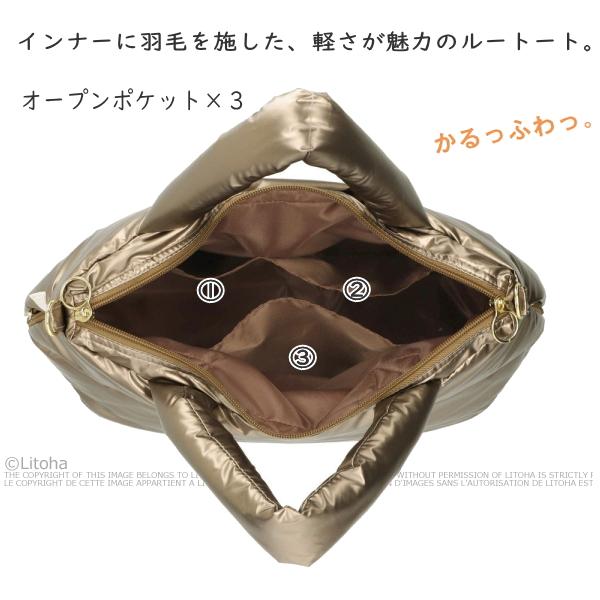 ルートート セール トートバッグ フェザールー ROOTOTE 軽量 B5サイズ ダウンバック FEATHER ROO デリ DELI 1470 | ROOTOTE | 12