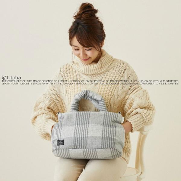 ルートート トートバッグ フェザールー ROOTOTE 軽量 ダウンバック チェック ツイード FEATHER ROO デリ DELI 1472 | ROOTOTE | 14