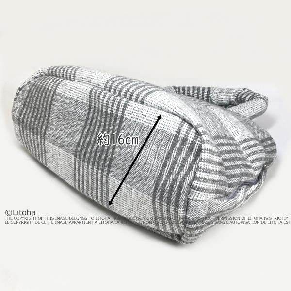 ルートート トートバッグ フェザールー ROOTOTE 軽量 ダウンバック チェック ツイード FEATHER ROO デリ DELI 1472 | ROOTOTE | 06