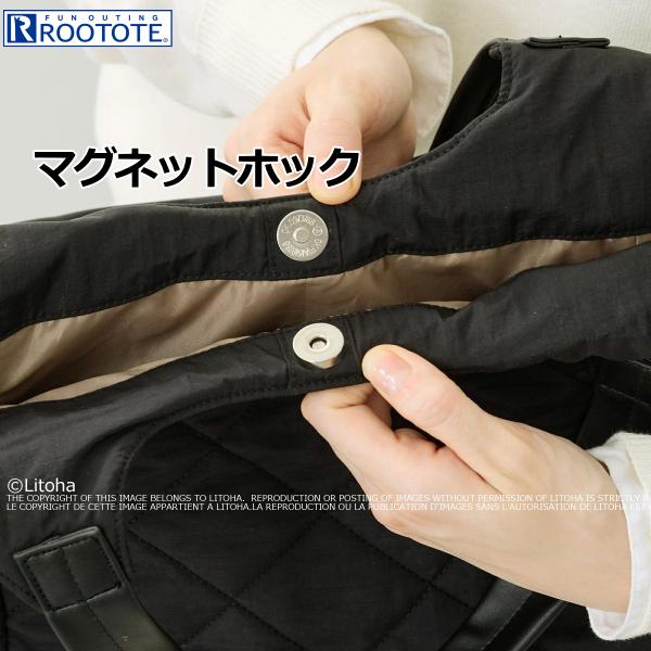 ルートート トートバッグ ROOTOTE 新作 2026 肩掛け 軽量 レディース パルーティ キルト ラウンド おしゃれ キルティング 3735 3736 | ROOTOTE | 17