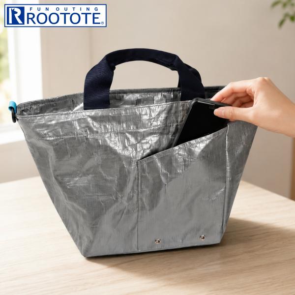 ルートート 限定 ショルダーバッグ ROOTOTE トートバッグ 2way ファスナー開閉 アウトドア おしゃれ 軽量 ユニセックス レジャーシート タープ 3095 | ROOTOTE | 08