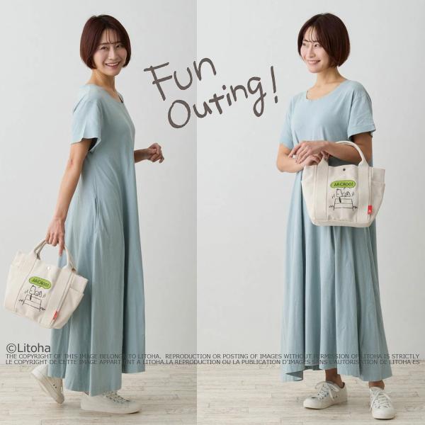 ルートート スヌーピー トートバッグ ミニトート ROOTOTE 新作 2025 ピーナッツ デリ SNOOPY PEANUTS 8384 正規販売店 | SNOOPY | 15