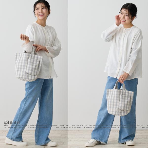 ルートート トートバッグ ROOTOTE 新作 2025 チェック柄 かわいい おしゃれ 普段使い リサイクル SDGs コットン デリ 1015 | ROOTOTE | 17