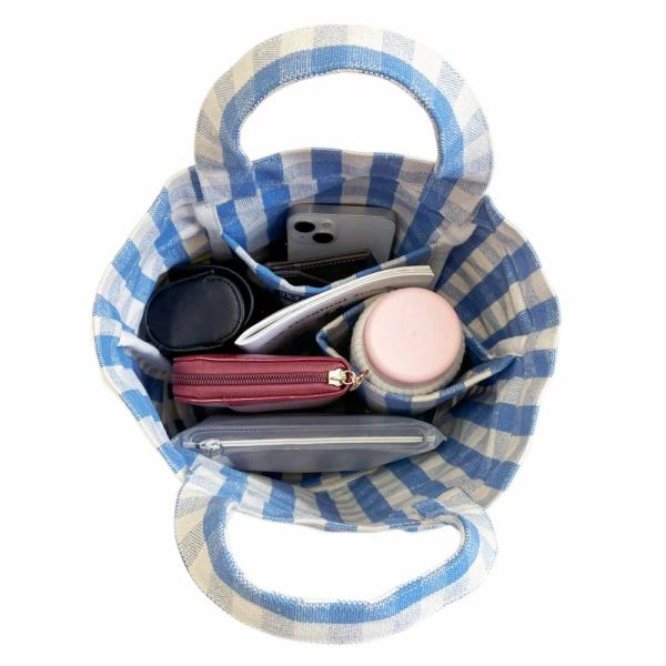 ルートート トートバッグ ROOTOTE 新作 2025 チェック柄 かわいい おしゃれ 普段使い リサイクル SDGs コットン デリ 1015 | ROOTOTE | 09