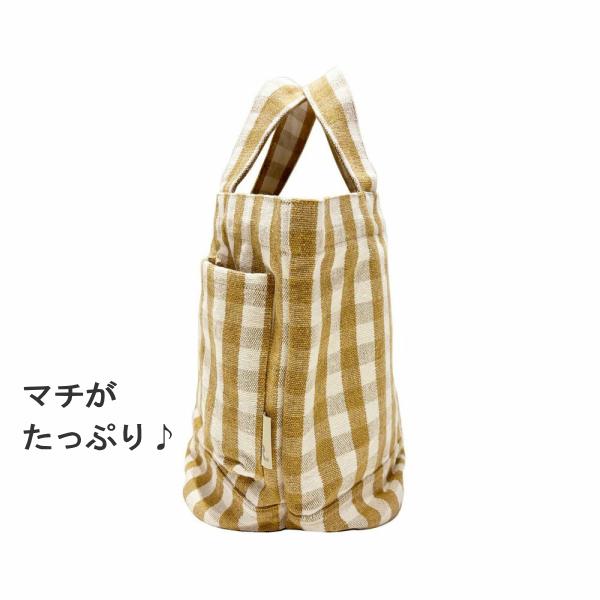 ルートート トートバッグ ROOTOTE 新作 2025 チェック柄 かわいい おしゃれ 普段使い リサイクル SDGs コットン デリ 1015 | ROOTOTE | 13