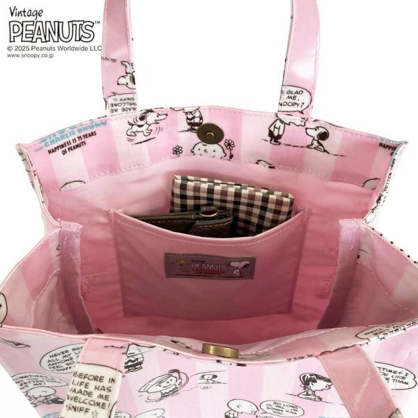 ルートート トートバッグ スヌーピー ROOTOTE 新作 2025 ピーナッツ ラミネート スクエア PEANUTS SNOOPY 8431 | ROOTOTE | 05
