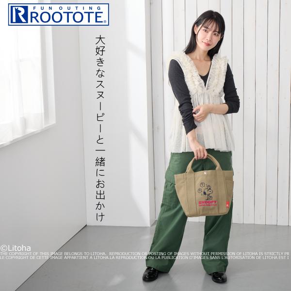 ルートート スヌーピー トートバッグ ミニトート ROOTOTE 新作 2025 ピーナッツ デリ SNOOPY PEANUTS 8442 正規販売店 | SNOOPY | 16
