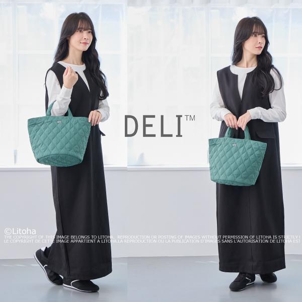 ROOTOTE ルートート　バッグ　ブルー　キルティング　ドット　ナイロン ROOTOTE ルートート バッグ ブルー キルティング ドット ナイロン