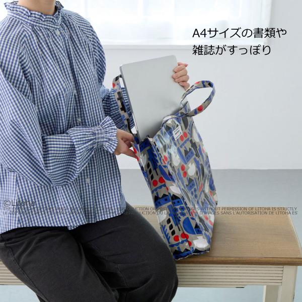 ルートート トートバッグ A4サイズ ROOTOTE 新作 2025 イイダミカ クリエイターコラボ 通勤 通学 アーキャトル サブバッグ 3610 | ROOTOTE | 07