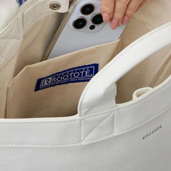 ルートート トートバッグ ROOTOTE 新作 2026 合皮 自立 底板付バッグ デリ DELI クロレ フェイクレザー 3537 | ROOTOTE | 16