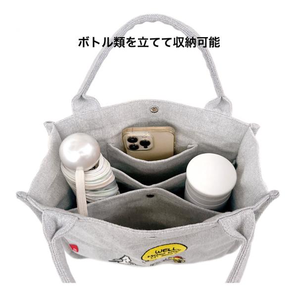 ルートート スヌーピー トートバッグ ミニトート ROOTOTE 新作 2026 仕切り ピーナッツ スクエア SNOOPY PEANUTS 8520 正規販売店 | SNOOPY | 07