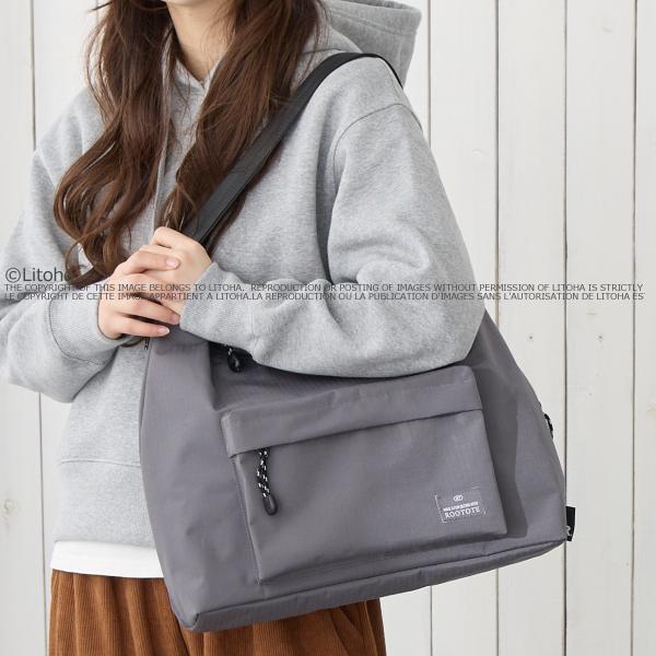 ルートート ショルダーバッグ ROOTOTE 新作 2026 撥水 肩掛け A4 軽量 ファスナー開閉 リップストップ トライアングル 3555 | ROOTOTE | 16
