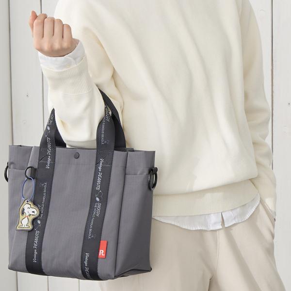 ルートート スヌーピー トートバッグ ROOTOTE 新作 2026 ショルダーバッグ 撥水 軽量 リップストップ 2way ショルダー付 デリ 8526 | ROOTOTE | 17