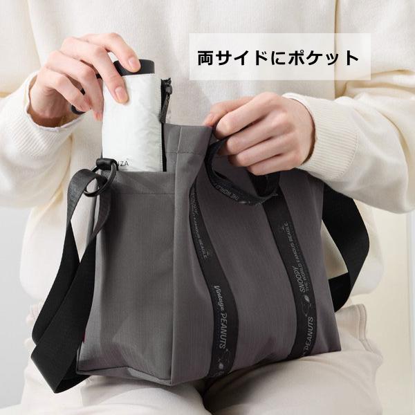 ルートート スヌーピー トートバッグ ROOTOTE 新作 2026 ショルダーバッグ 撥水 軽量 リップストップ 2way ショルダー付 デリ 8526 | ROOTOTE | 09
